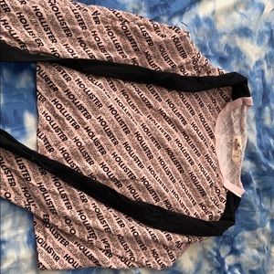 long sleeve hollister crop top
